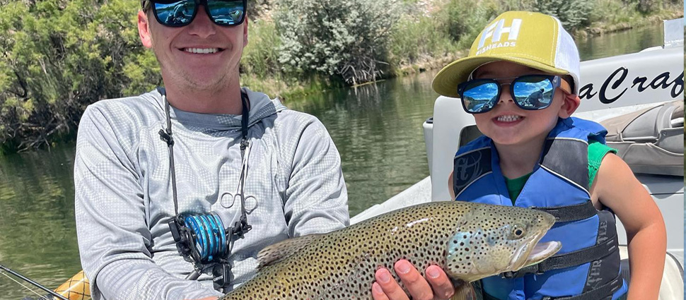 San juan riverfly fishing kids